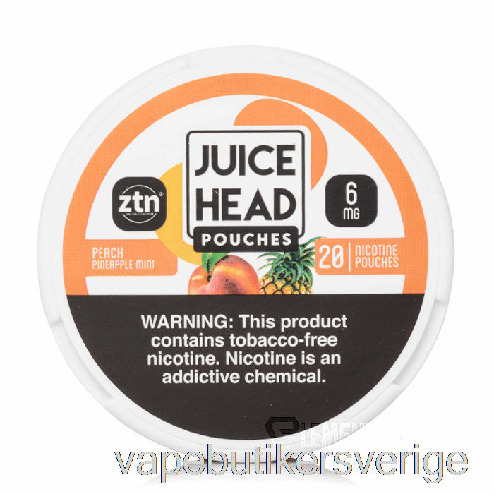 Vape Sverige Juice Head Nikotinpåsar - Persika Ananas Mynta